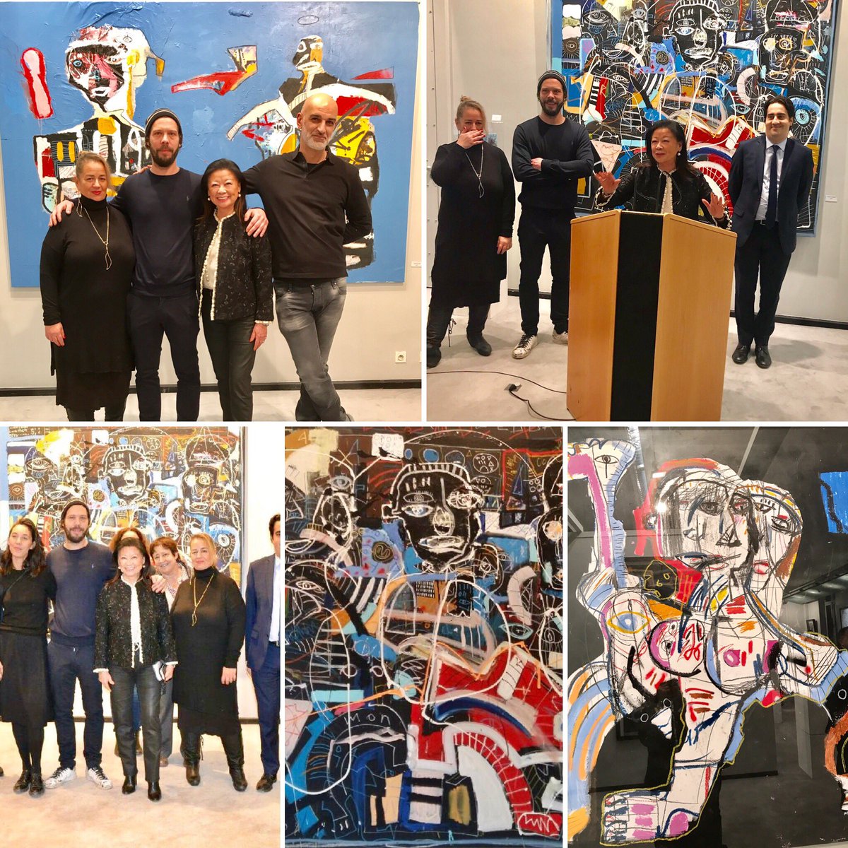 Toile exposée au Vernissage Inaugural de la Mairie du 8e arrondissement de Paris — Monsieur Jamin